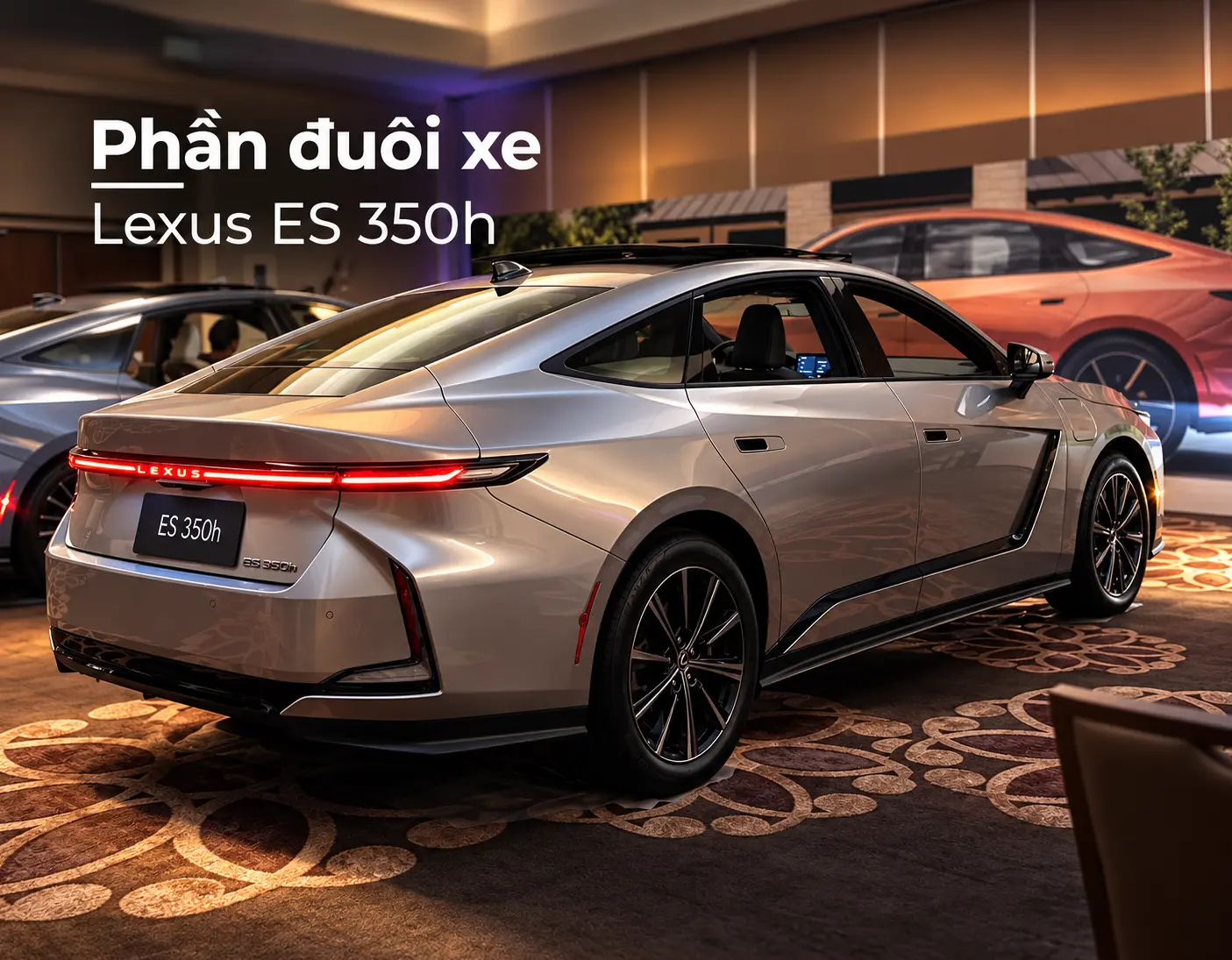Đuôi xe Lexus ES350h