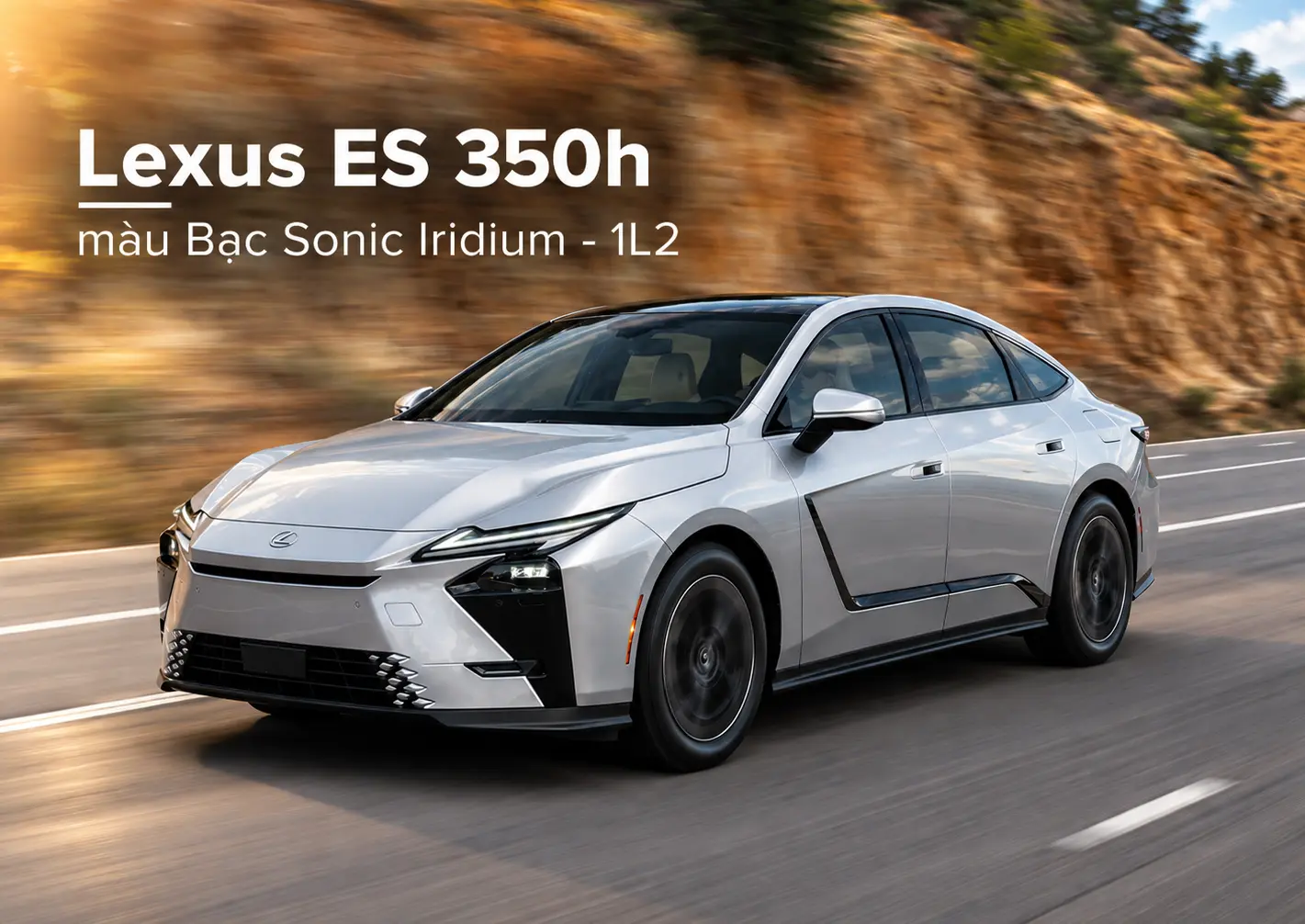 Lexus ES350h màu Bạc Sonic Iridium - 1L2