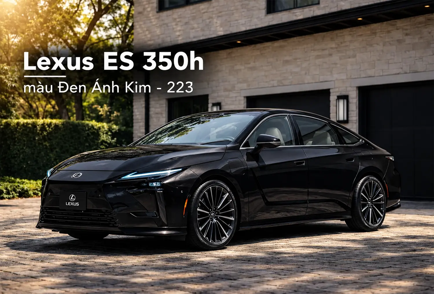 Lexus ES350h màu Đen Ánh Kim - 223