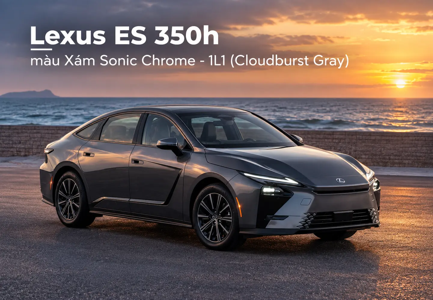 Lexus ES350h màu Xám Sonic Chrome - 1L1