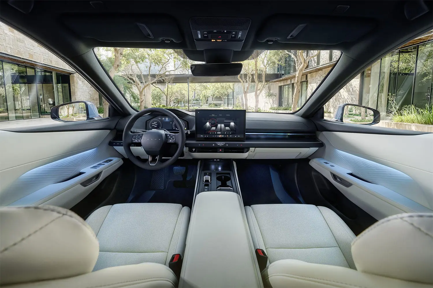 Nội thất Lexus ES350h màu Trắng