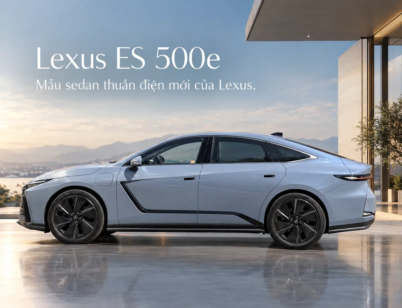 Lexus ES500e mẫu sedan thuần điện
