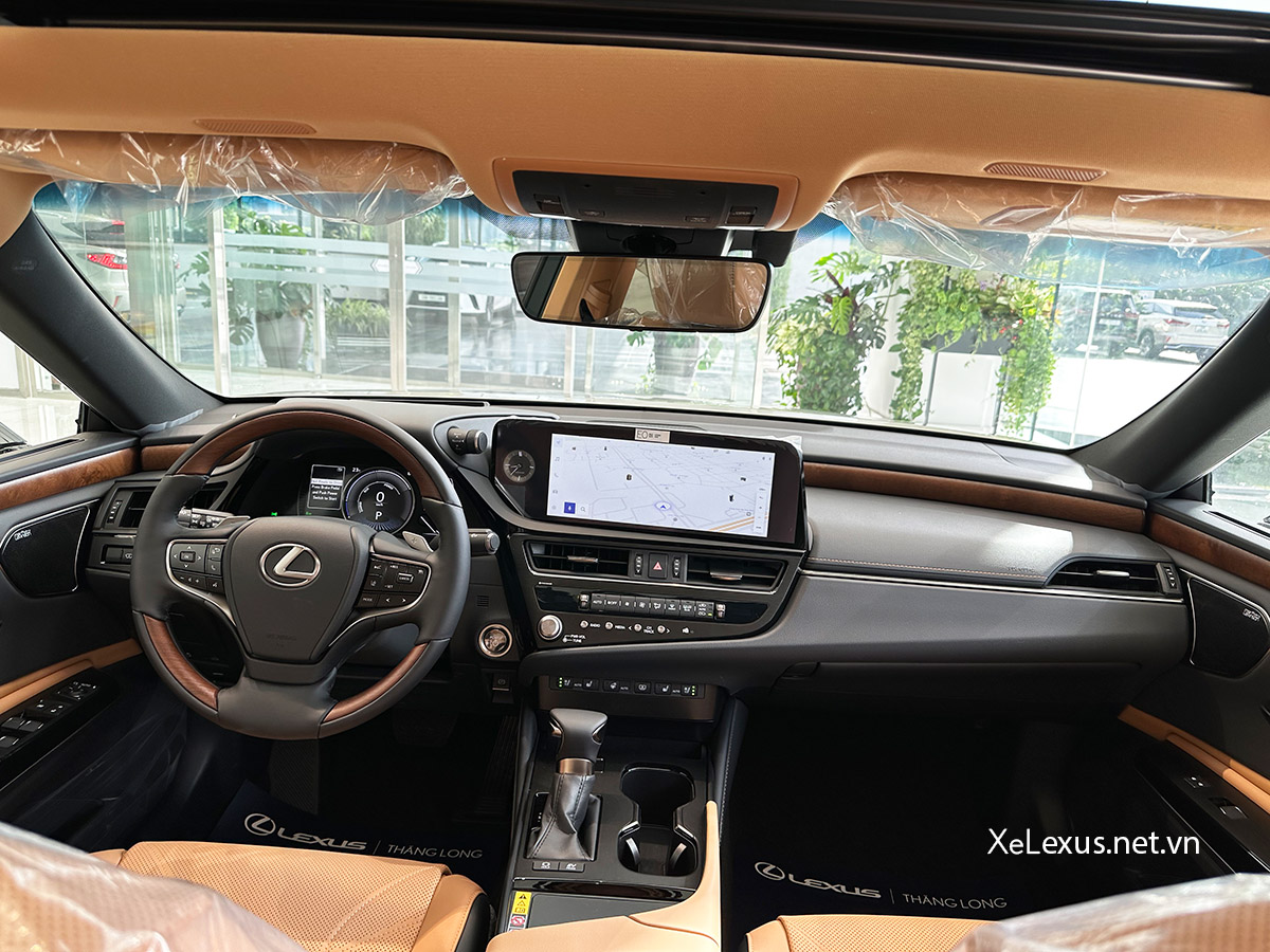 Khoang nội thất trên xe ES 300h