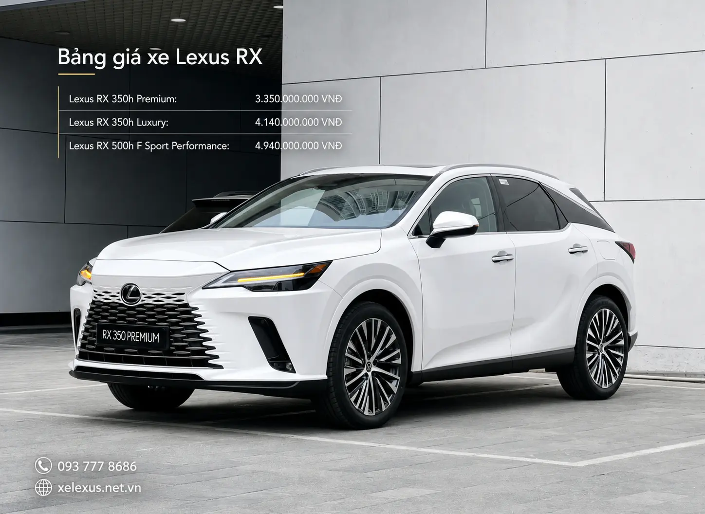 Hình ảnh xe Lexus RX350h Premium - Giá xe Lexus RX350