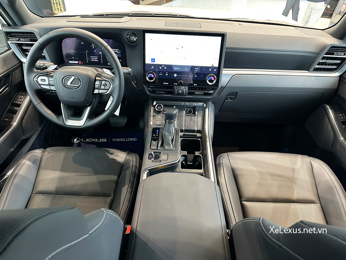 Nội thất xe Lexus GX550 màu Đen