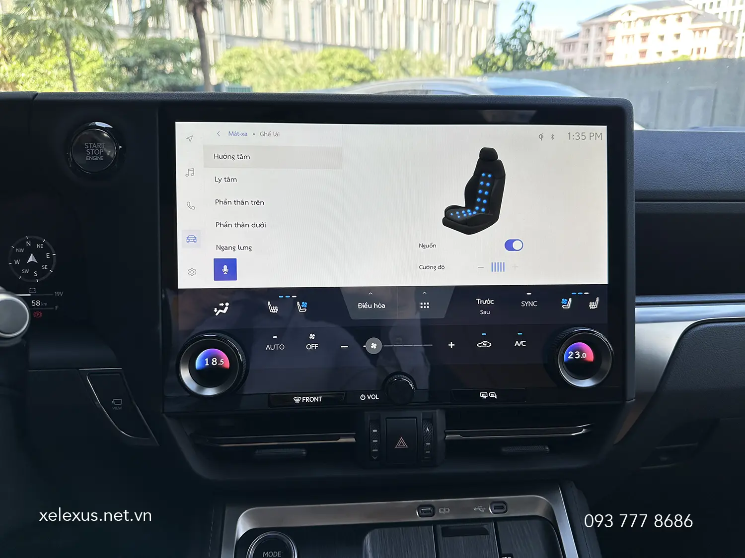 Nội thất xe Lexus GX 550 - Tiện nghi