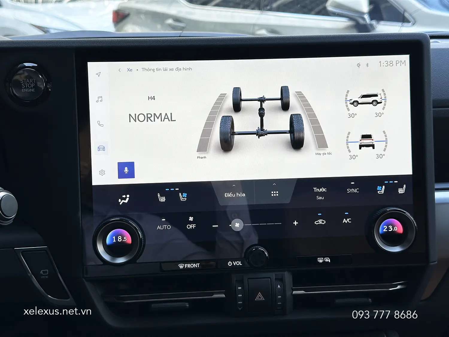 Lexus GX550 - Hệ thống cài cầu