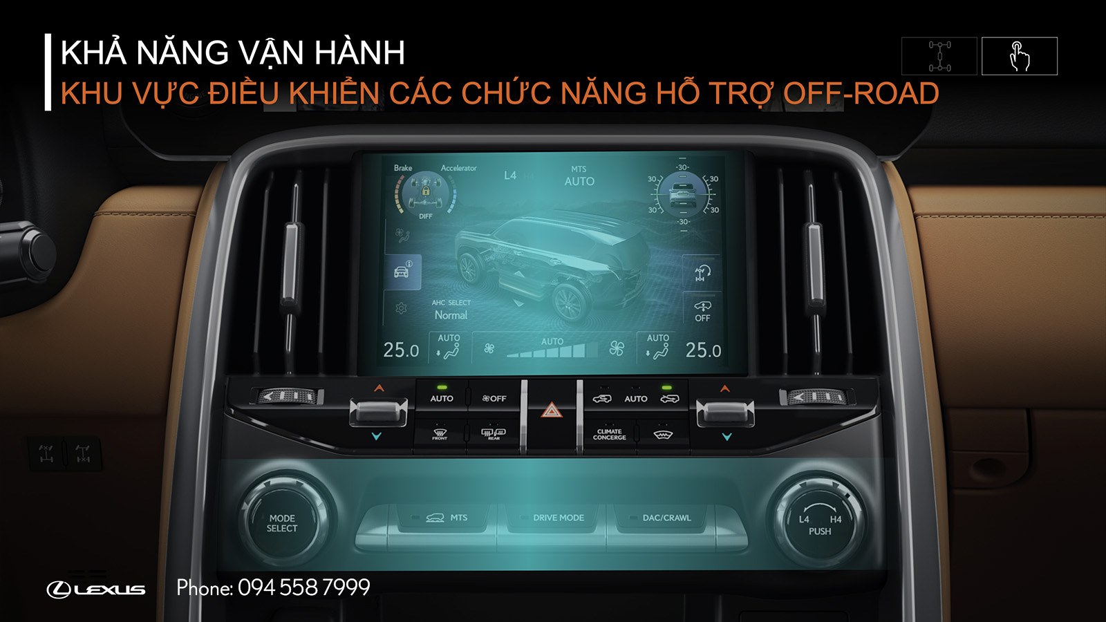 Điều khiển chức năng Off Road