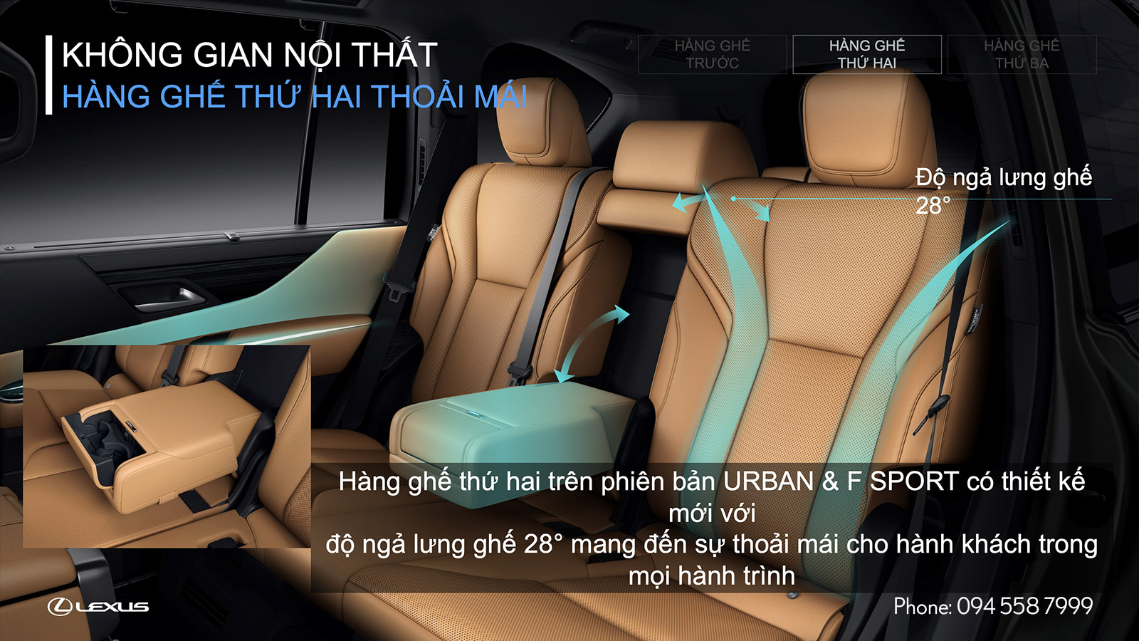 Tiện nghi trên khoang hành khách xe LX 600 - ảnh 3