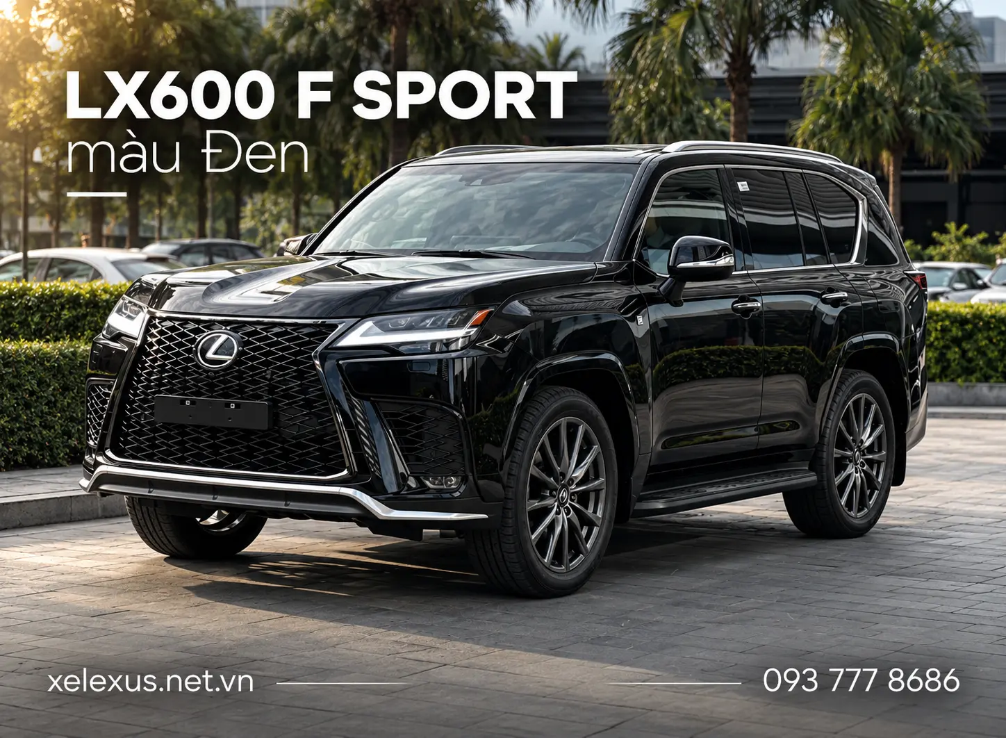 Lexus LX600 F SPORT màu Đen