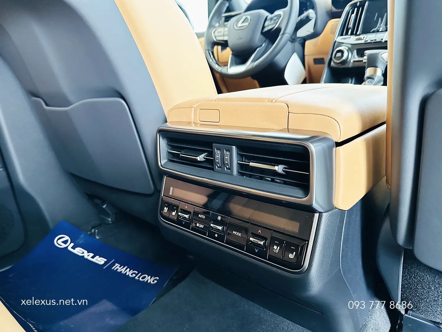 Hệ thống điều hòa đa vùng trên LX600