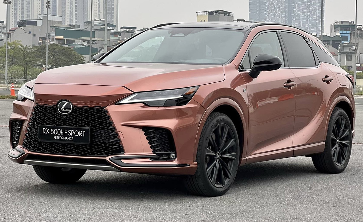 Lexus RX500h F Sport Nâu Sonic Copper