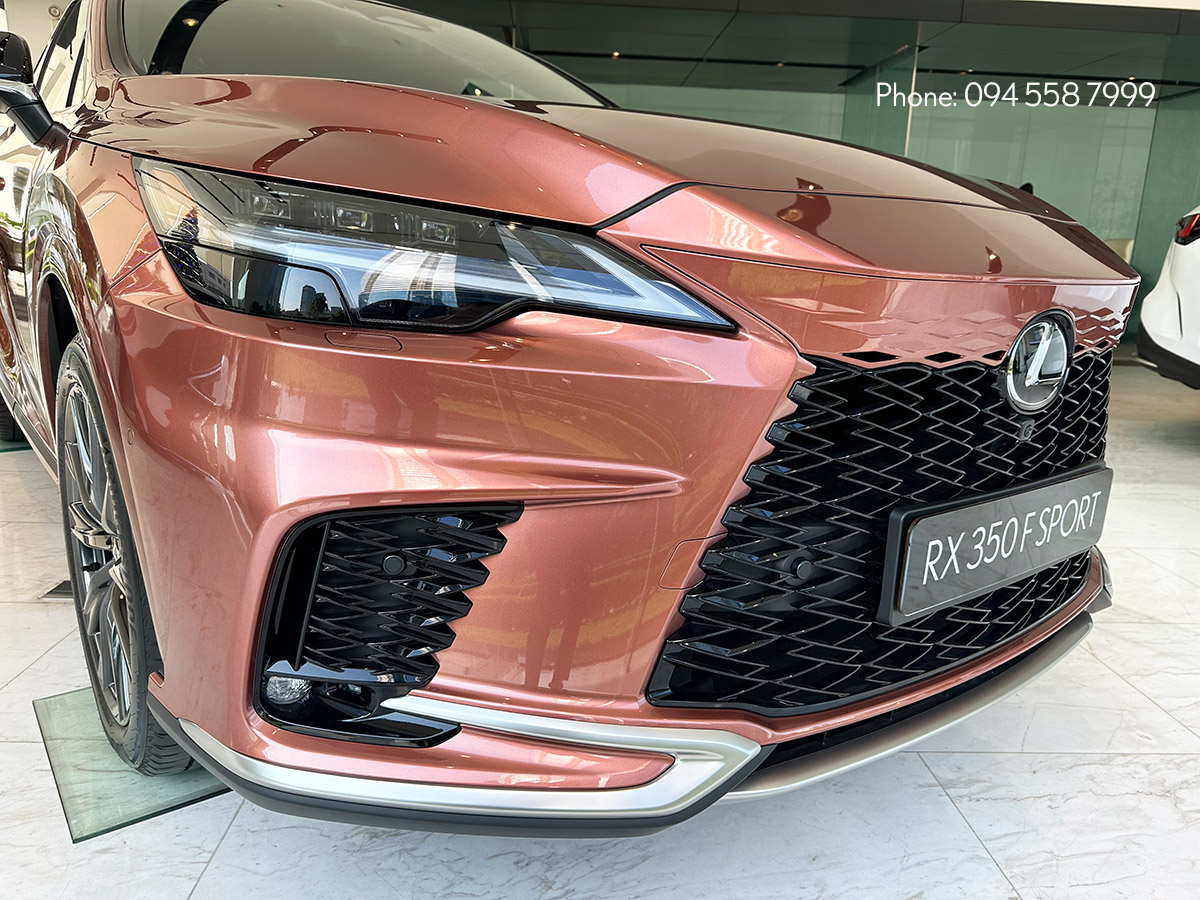 Chi tiết chiếc xe Lexus RX 350 F SPORT màu Nâu Sonic Copper (4Y5) - ảnh 4
