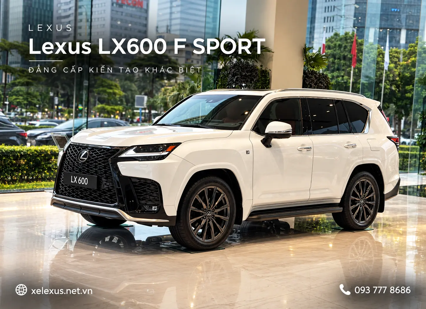Lexus LX – SUV flagship với nhiều cấu hình chỗ ngồi